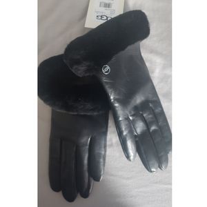 NWT Ugg Black Leather Glove